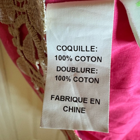 Lilly Pulitzer Augusta Anchor Print Jacquard‎ Lace Trim Shift Dress Size 8 - Picture 8 of 14